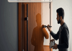 معلم دهانات ابواب خشب بجده